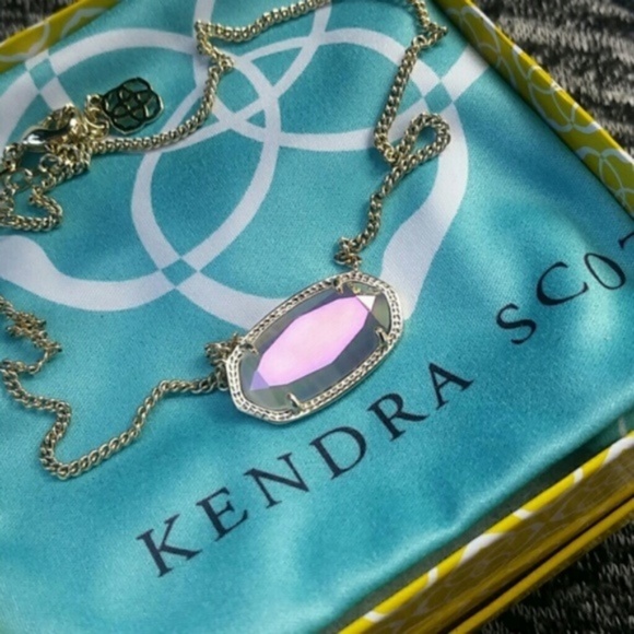 Kendra Scott Iridescent Slate Cat's Eye Dylan - Picture 7 of 7